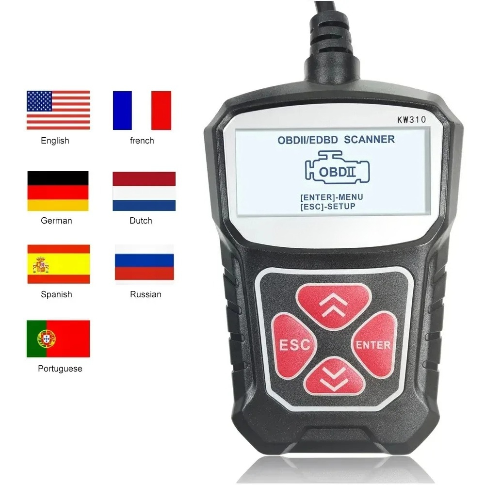 Obd2 Scanner - Strumento Diagnostico Auto OBD2 KW310, Scanner