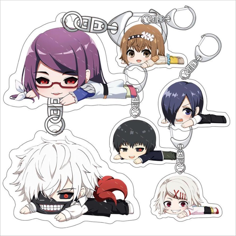 Car Accessories In Tokyo - Portachiavi in Acrilico con Personaggi Anime