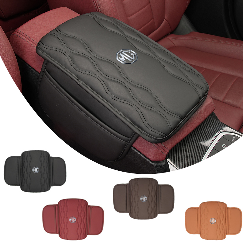 Car Trunk Organizer - Cuscino per Bracciolo Auto in Pelle,