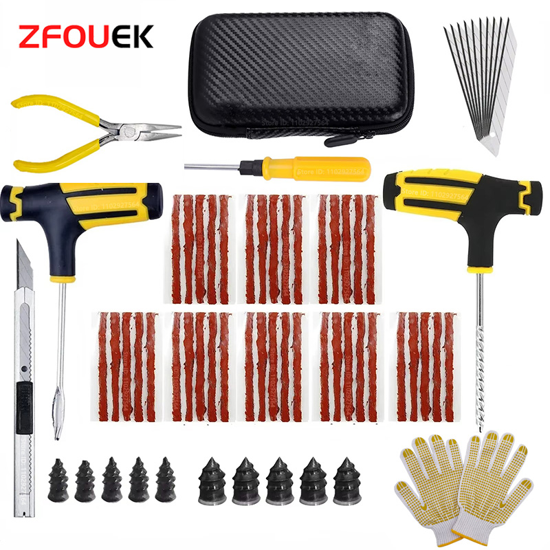 Car Emergency Tool Kit - Nuovo Kit di Riparazione Pneumatici Auto,
