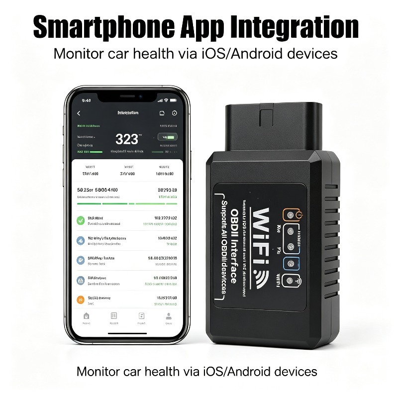 Obd2 Scanner - Strumento Diagnostico Wireless per Auto, Lettore