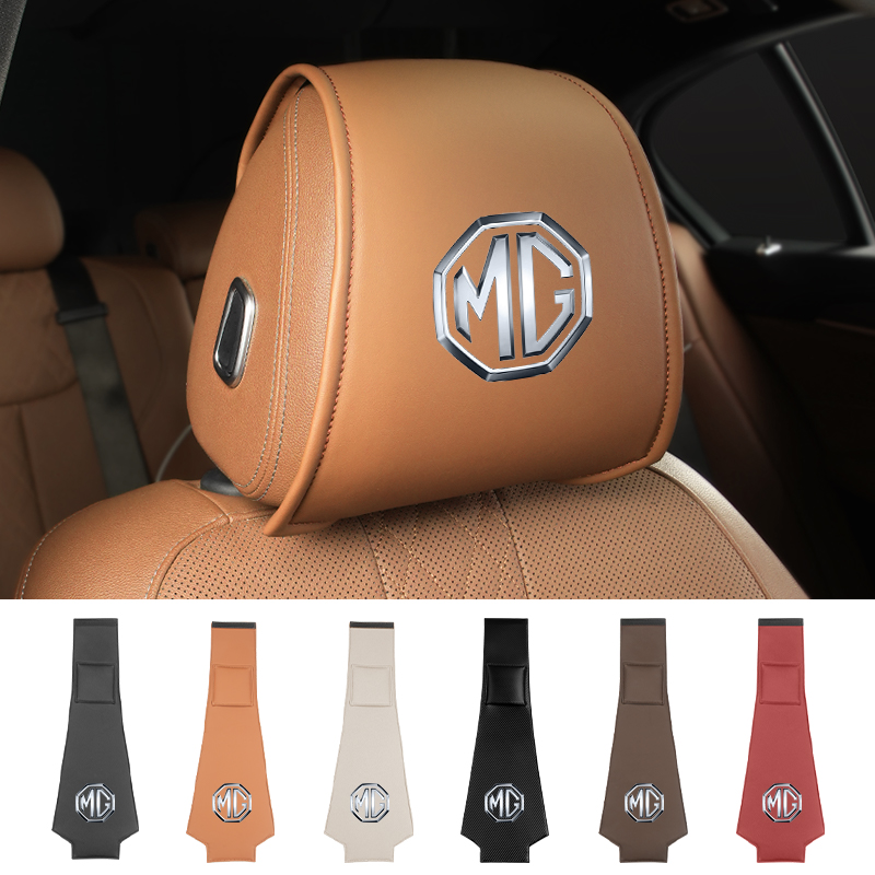 Car Trunk Organizer - Coprisedile in Pelle per Poggiatesta Auto,