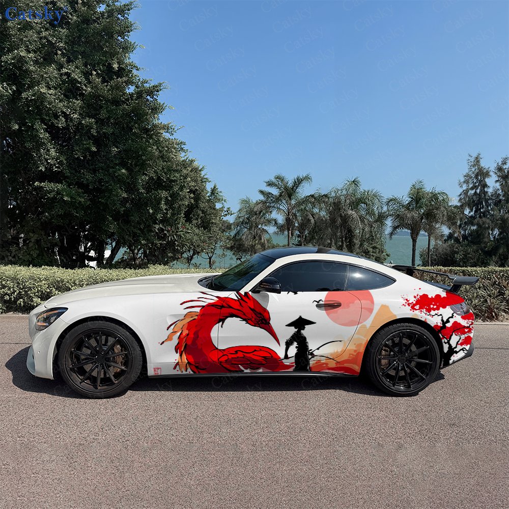 Car Accessories Phoenix - Pellicole Adesive per Auto Crimson Phoenix