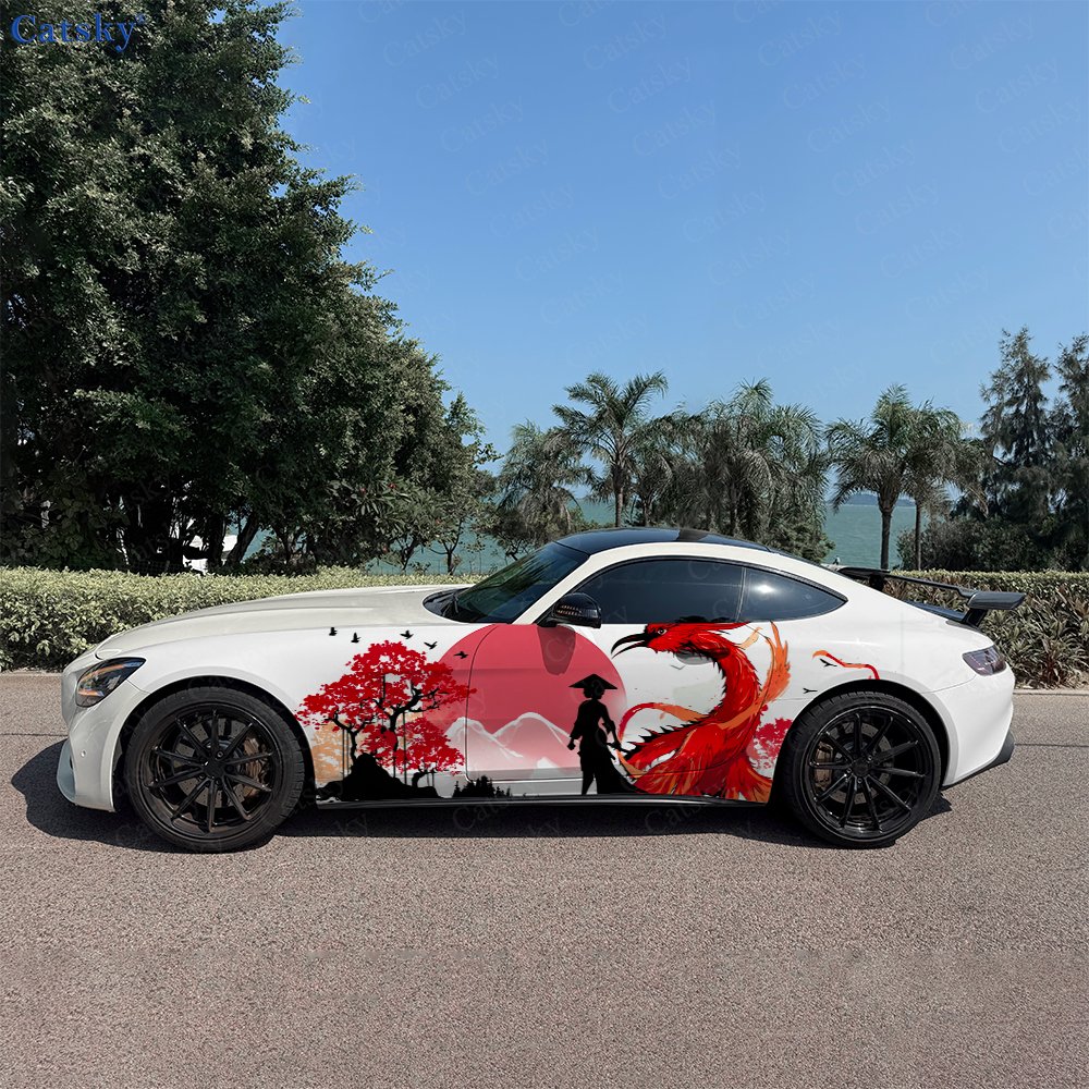 Car Accessories Phoenix - Pellicole Adesive per Auto Crimson Phoenix