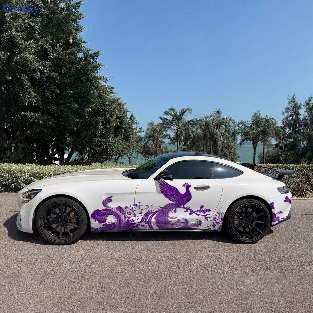 Car Accessories Phoenix - 2 adesivi decorativi per auto con