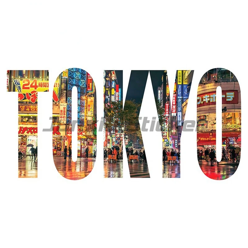 Car Accessories In Tokyo - Adesivo per auto Tokyo Giappone, decalcomania