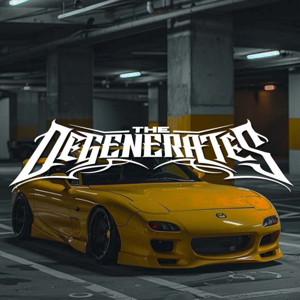 Car Accessories Banner - 1 pz THE DEGENERATES JDM Sport