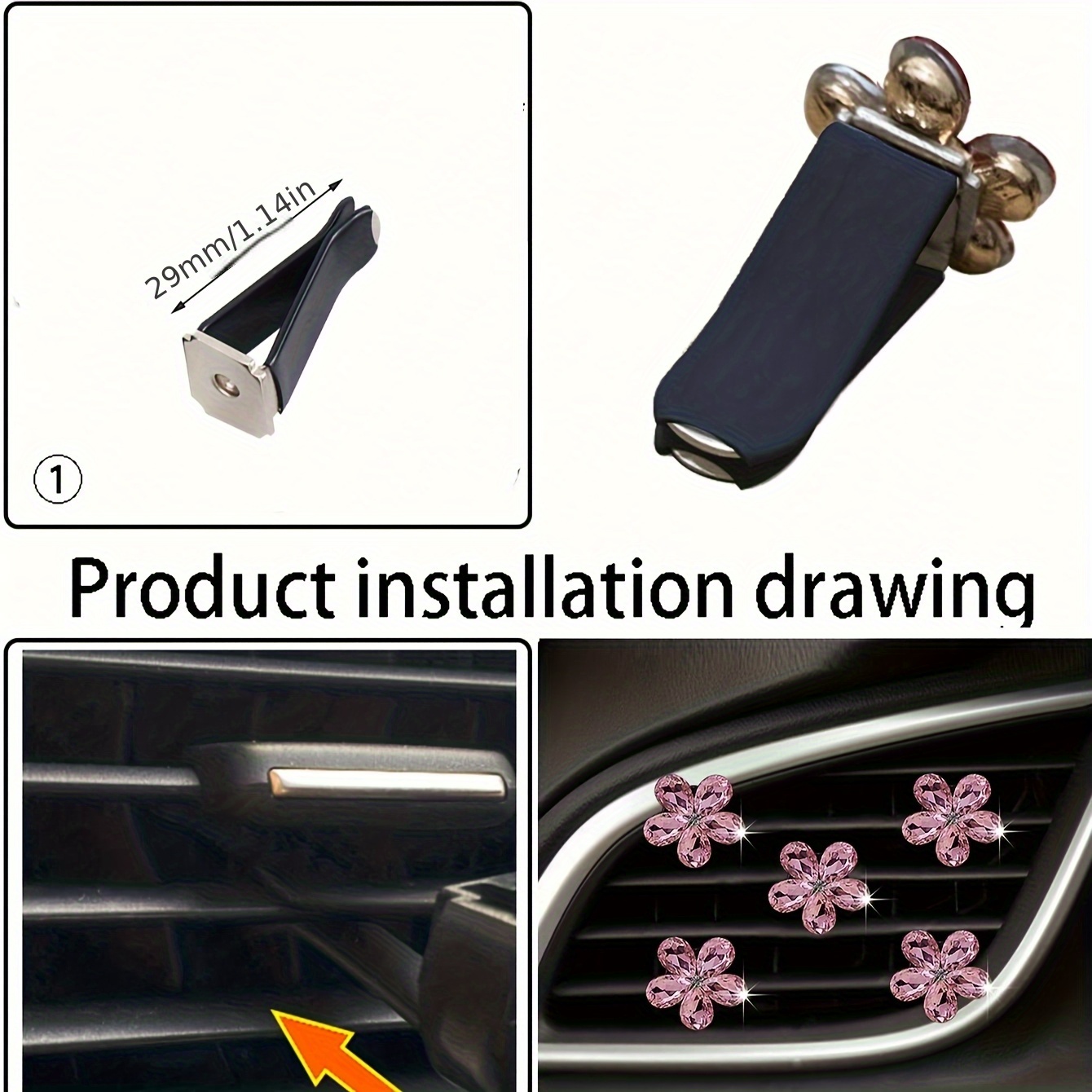Set di 5 Clip Decorative per B - Car Accessories Must Have recensione e prezzo