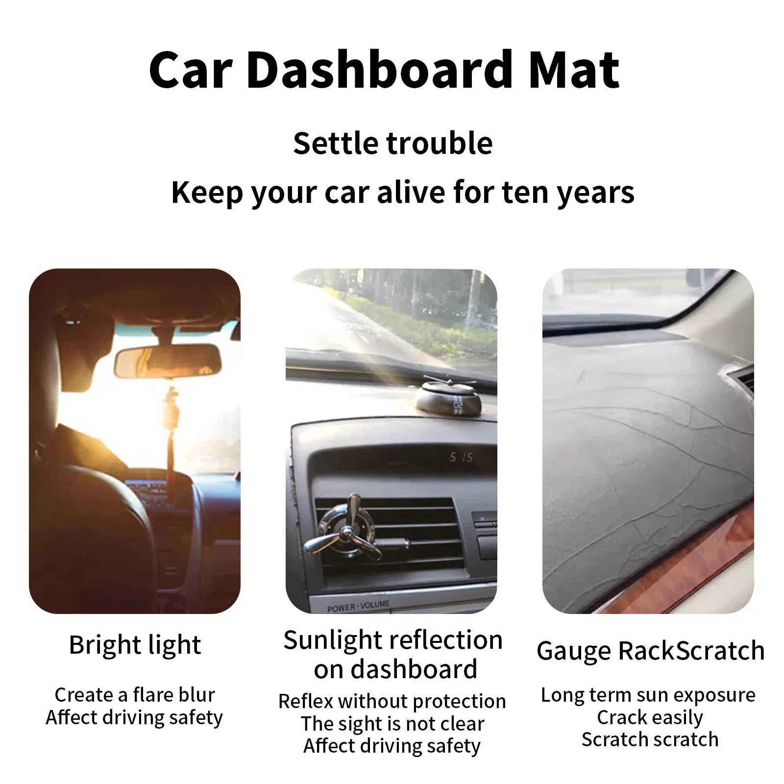 Tappetino Copri Cruscotto per  - Car Anti-Slip Dashboard Mat recensione e prezzo