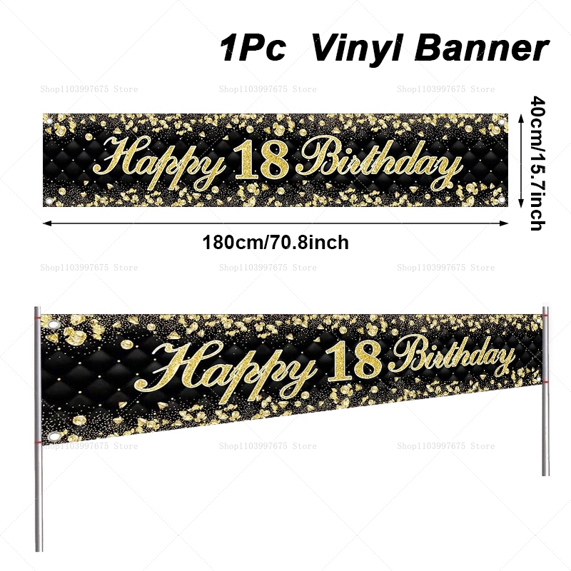 Felice 18° compleanno Banner D - Car Accessories Banner recensione e prezzo