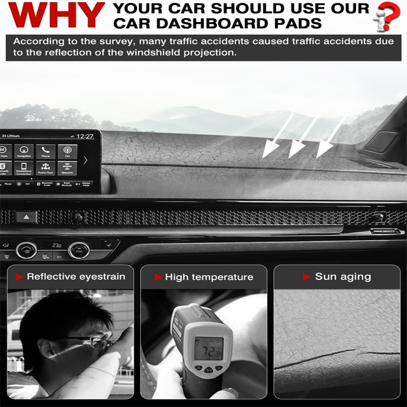 Copertura Antiriflesso per Cru - Car Anti-Slip Dashboard Mat recensione e prezzo