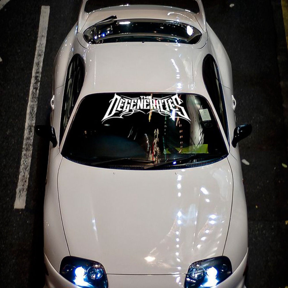 1 pz THE DEGENERATES JDM Sport - Car Accessories Banner recensione e prezzo