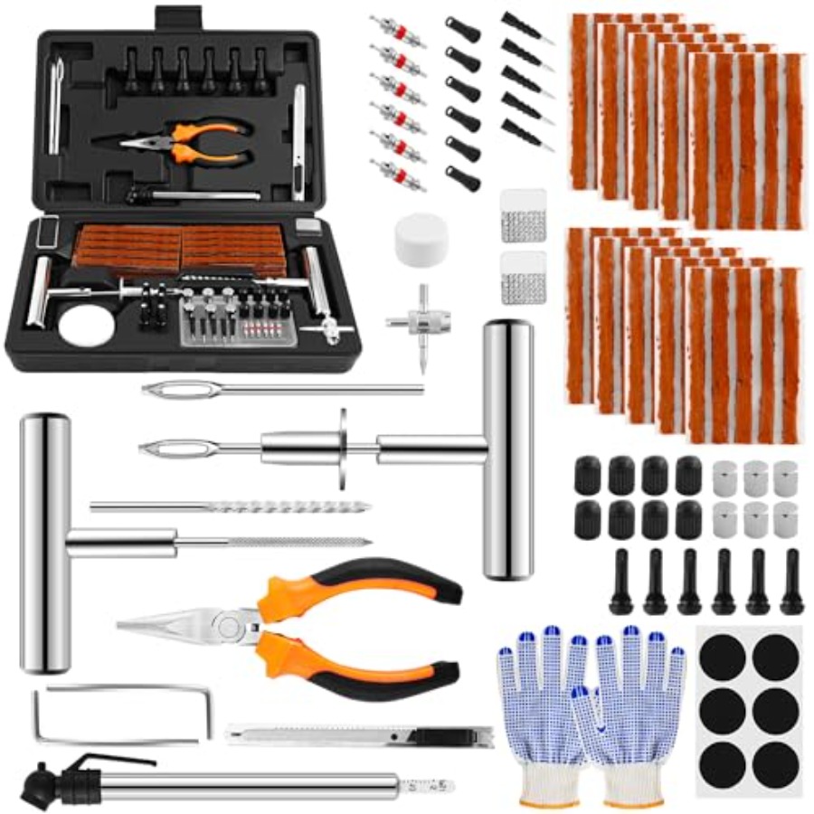 Kit di Riparazione Pneumatici  - Car Emergency Tool Kit recensione e prezzo
