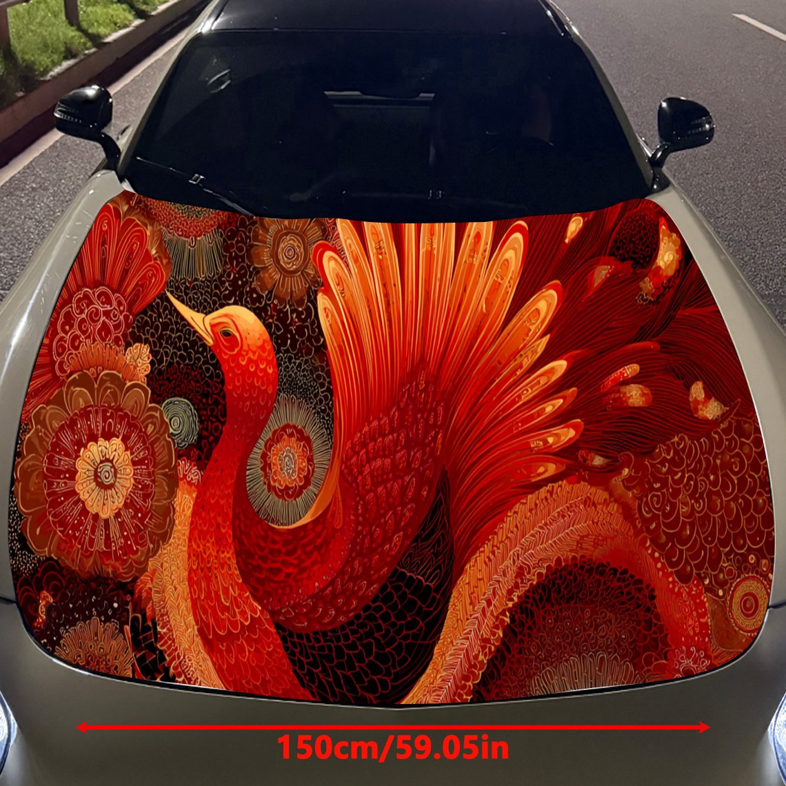 Cool Red Phoenix Adesivo per c - Car Accessories Phoenix recensione e prezzo