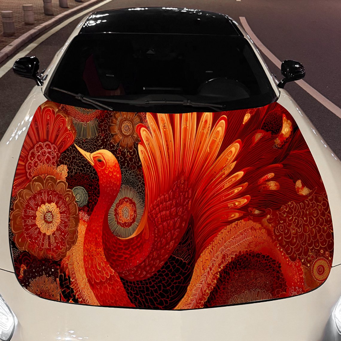 Cool Red Phoenix Adesivo per c - Car Accessories Phoenix recensione e prezzo