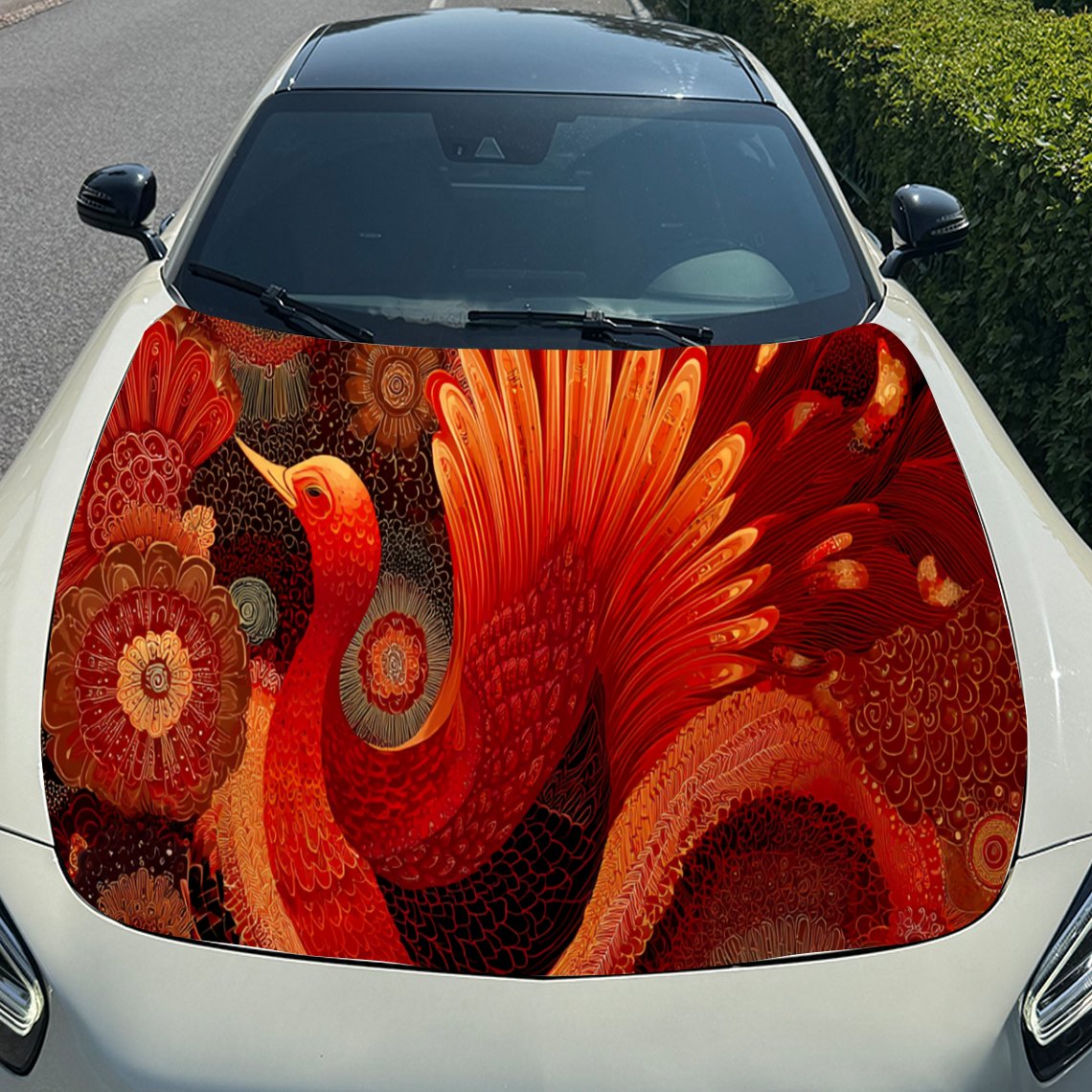 Cool Red Phoenix Adesivo per c - Car Accessories Phoenix recensione e prezzo