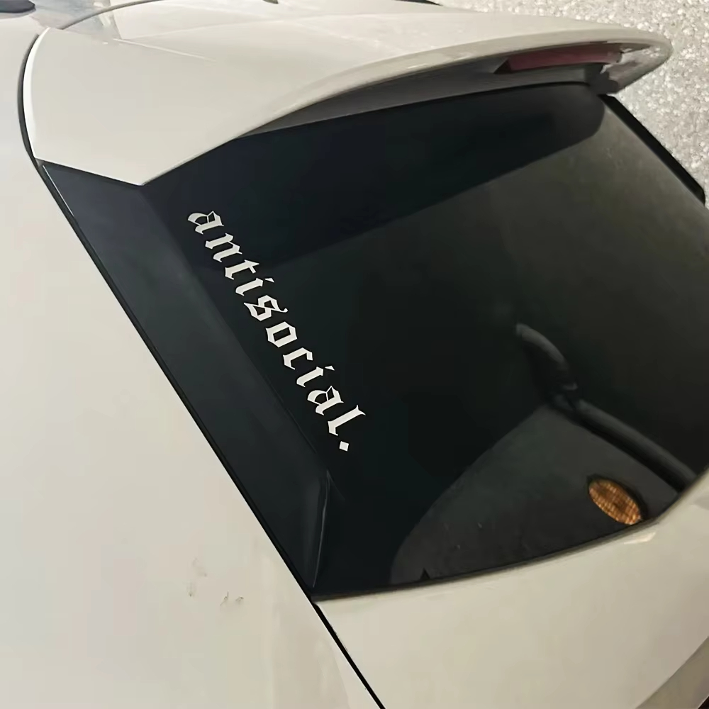 Adesivo per Auto 'Antisocial', - Car Accessories Banner recensione e prezzo